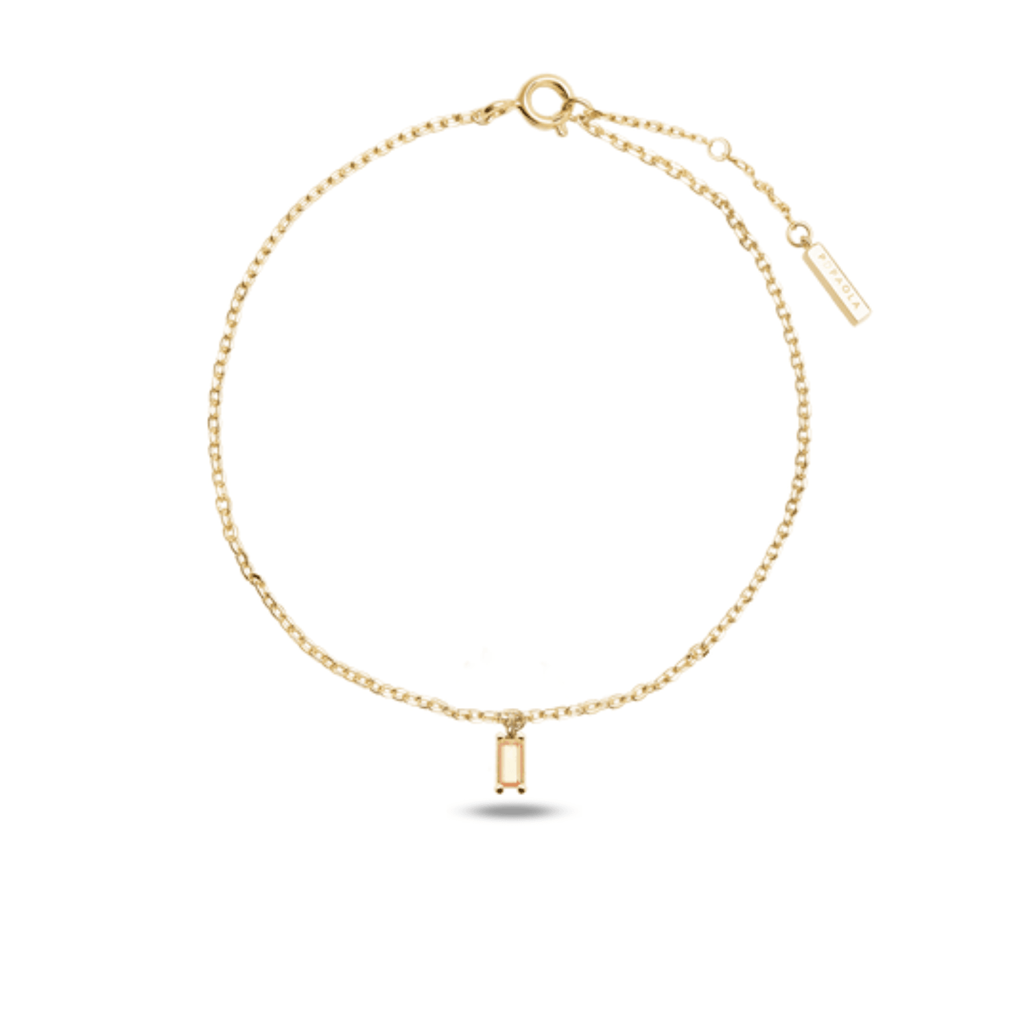 Βραχιόλι Peach Asana Ασήμι 925 Επιχρυσωμένο PDPAOLA PU01-070-U