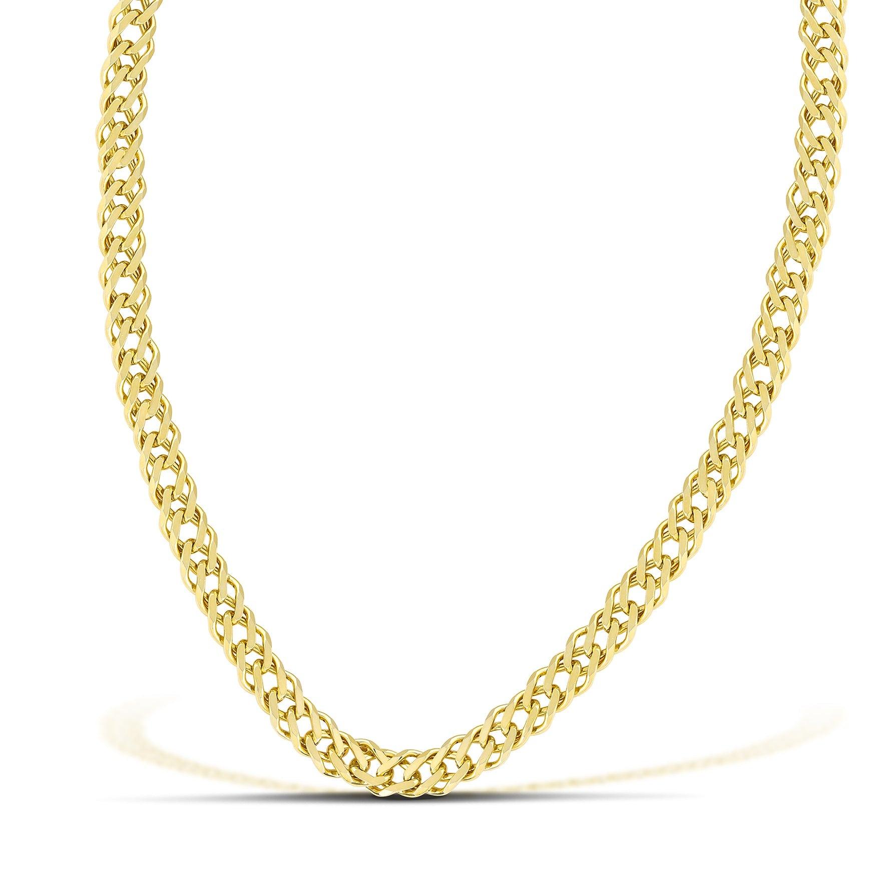 Χοντρή αλυσίδα λαιμού για άντρα από ασήμι 925, επιχρυσωμένη.