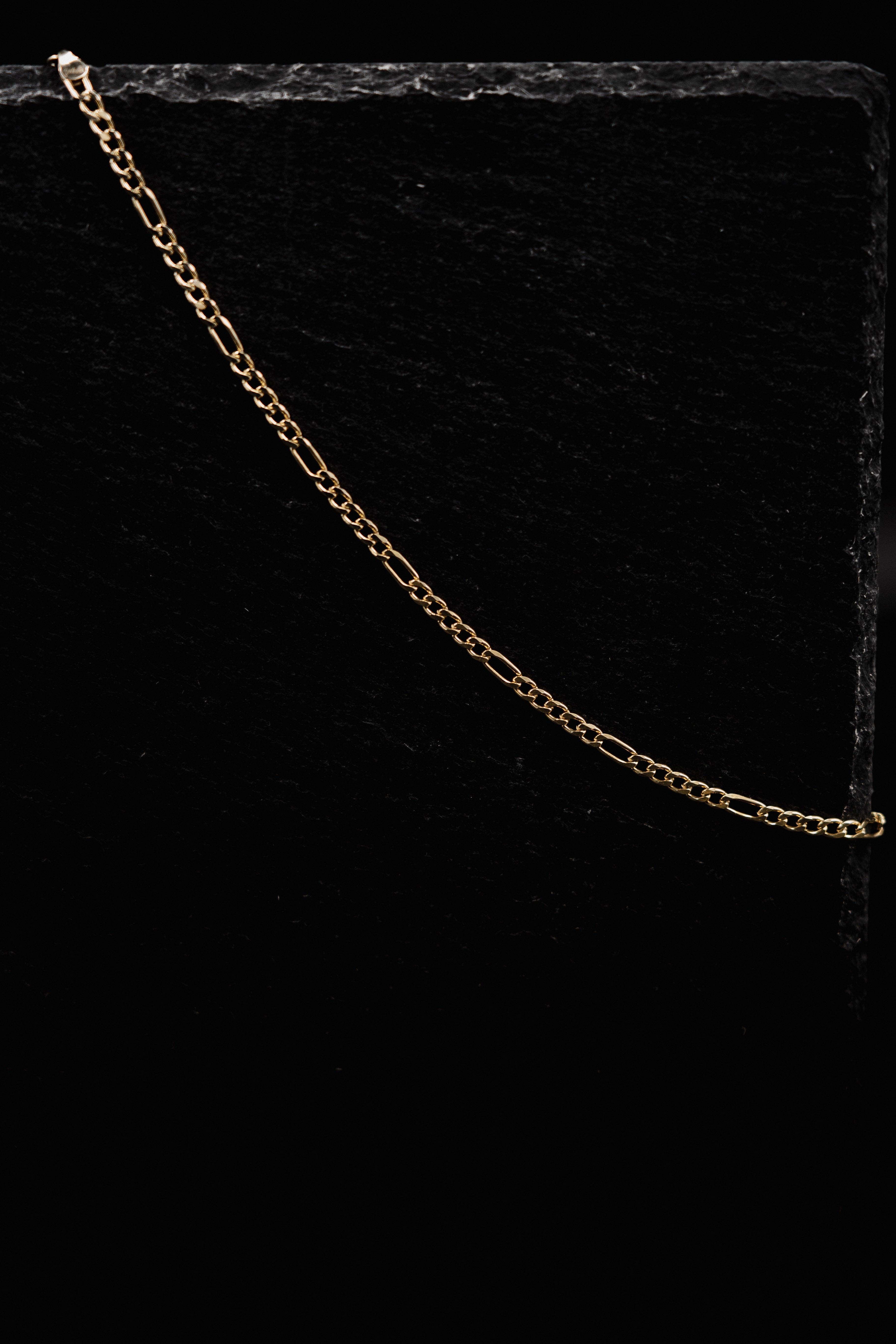 Αντρική Αλυσίδα λαιμού ασημένια επιχρυσωμένη.