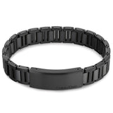 Ανδρικό Βραχιόλι Calvin Klein Μαύρο 35000091 Ατσάλινο Μαύρο