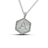 Ασημένιο κολιέ 925 μονόγραμμα - themelidisjewels