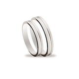 Βέρες Σετ Λευκόχρυσες MASCHIO FEMMINA SL22 - themelidisjewels