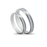 Βέρες Γάμου Λευκόχρυσες MASCHIO FEMMINA SL28