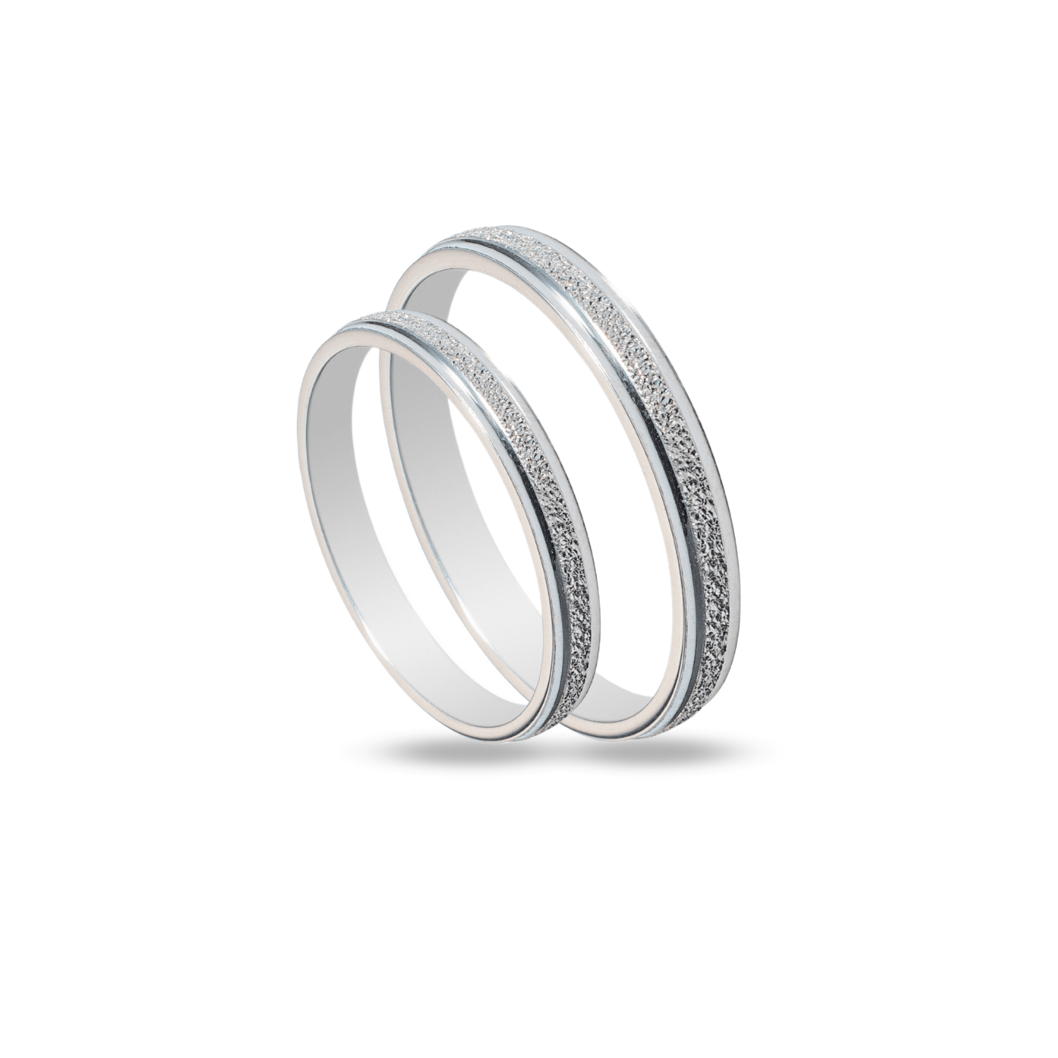 Βέρες Σετ Λευκόχρυσες MASCHIO FEMMINA SL29 - themelidisjewels