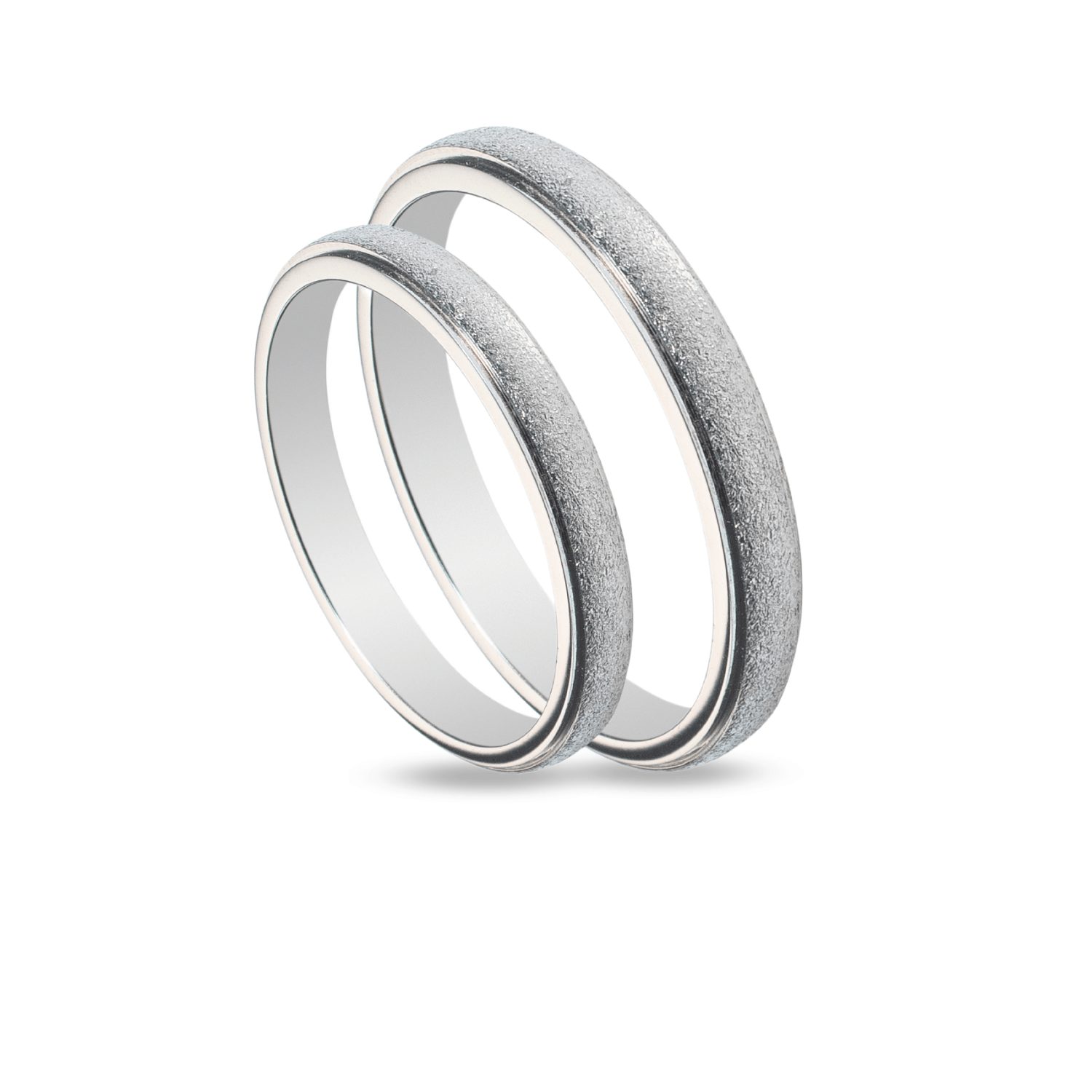 Βέρες Σετ Λευκόχρυσες MASCHIO FEMMINA SL67 - themelidisjewels