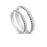 Βέρες Σετ Λευκόχρυσες MASCHIO FEMMINA SL68 - themelidisjewels