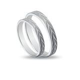 Βέρες Γάμου Λευκόχρυσες MASCHIO FEMMINA SL94