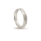 Βέρες Γάμου Λευκόχρυσες Ματ με Ζιργκόν MASCHIO FEMMINA G4381-CZ