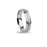 Βέρες Γάμου Λευκόχρυσες Σαργέ Σκαλιστές με Ζιργκόν MASCHIO FEMMINA 030-CZ