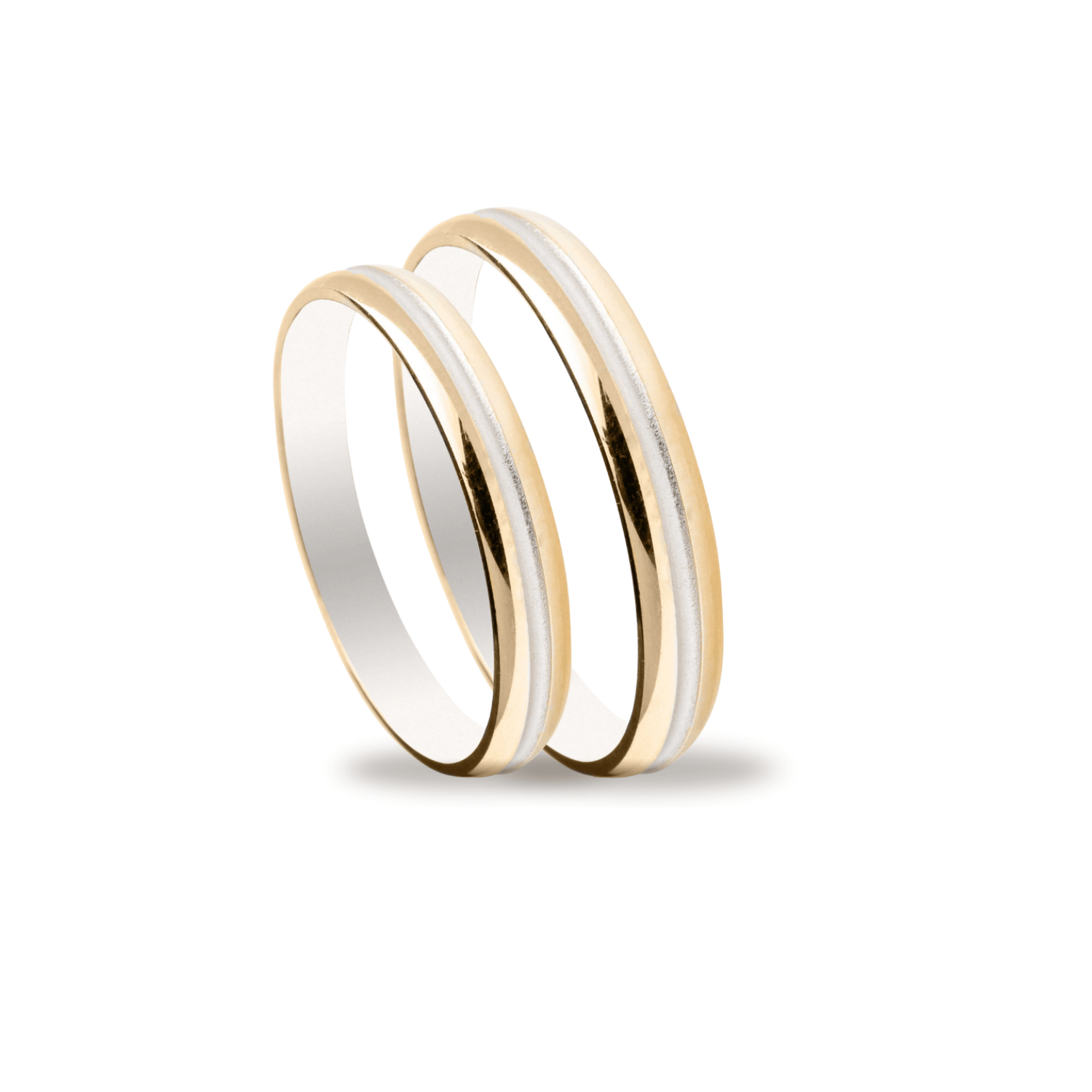 Βέρες Σετ Χρυσές Λευκόχρυσες MASCHIO FEMMINA SL15 - themelidisjewels