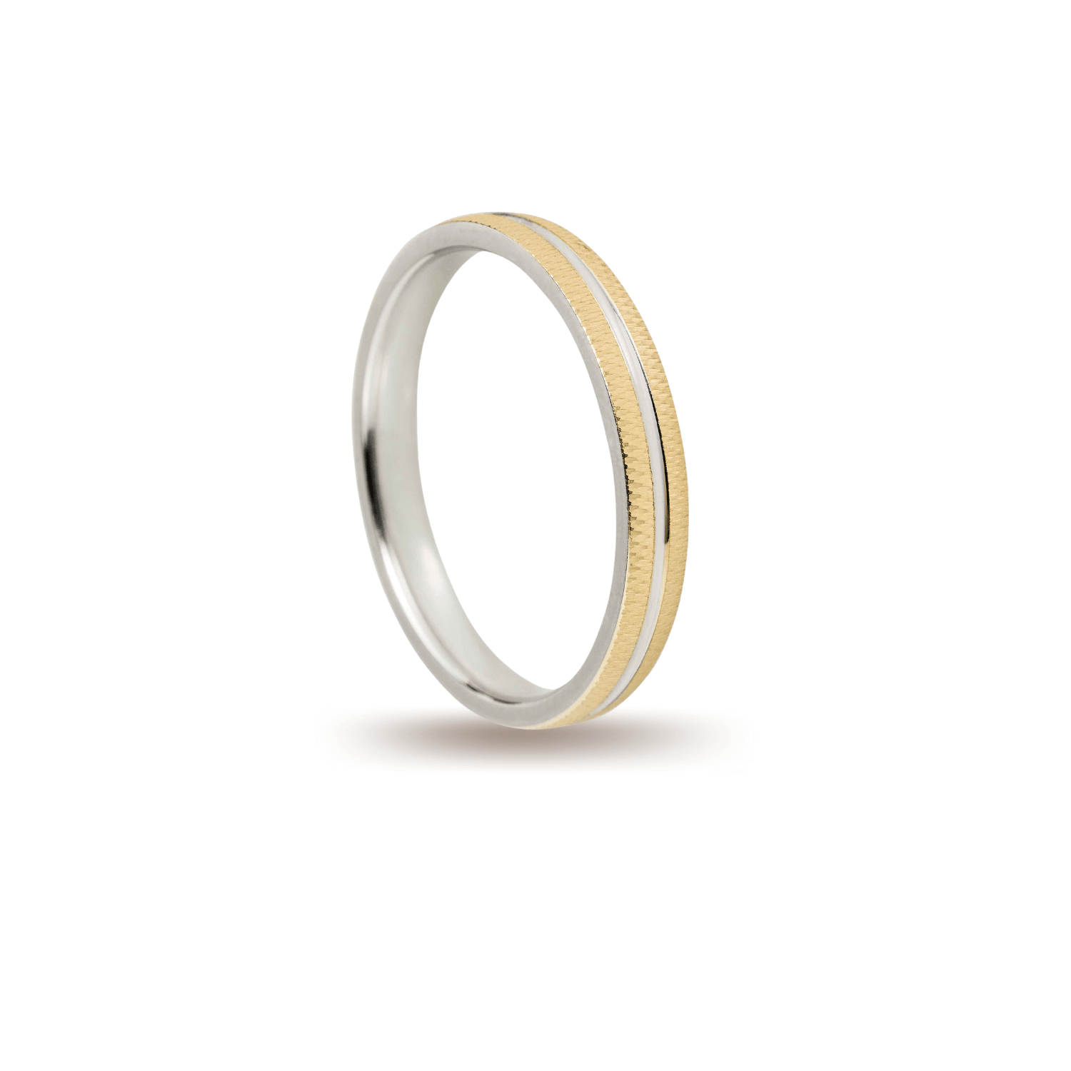 Βέρες Σετ Χρυσές Λευκόχρυσες Σφυρίλατες MASCHIO FEMMINA 011-E - themelidisjewels