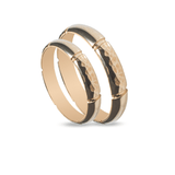 Βέρες Γάμου Χρυσές Λουστράτες και Σφυρίλατες MASCHIO FEMMINA SL64