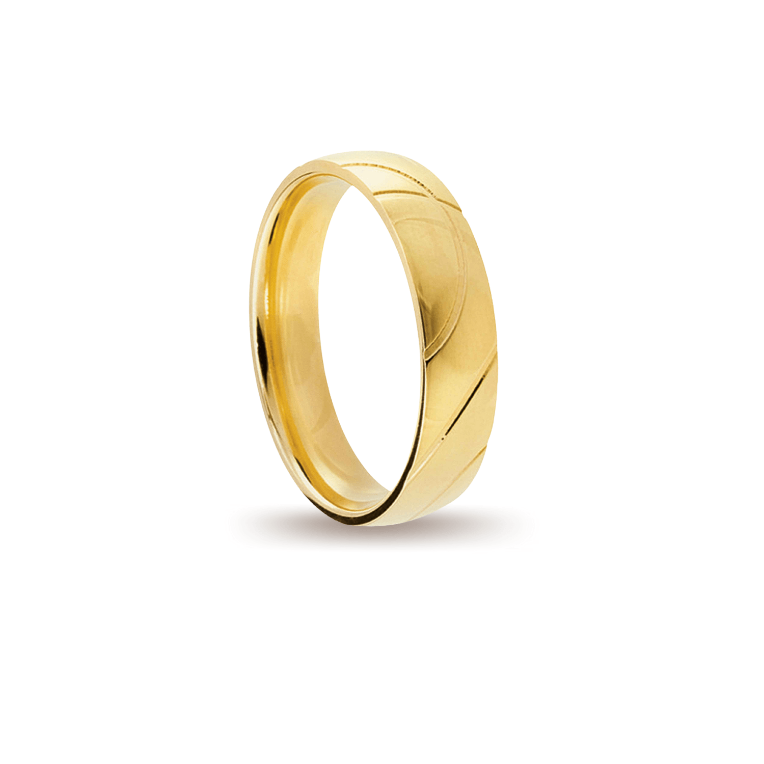 Βέρες Σετ Χρυσές με Χάραγμα MASCHIO FEMMINA 022-E - themelidisjewels