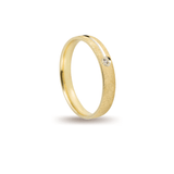 Βέρες Γάμου Χρυσές Σαγρέ με Ζιργκόν MASCHIO FEMMINA F4358-CZ