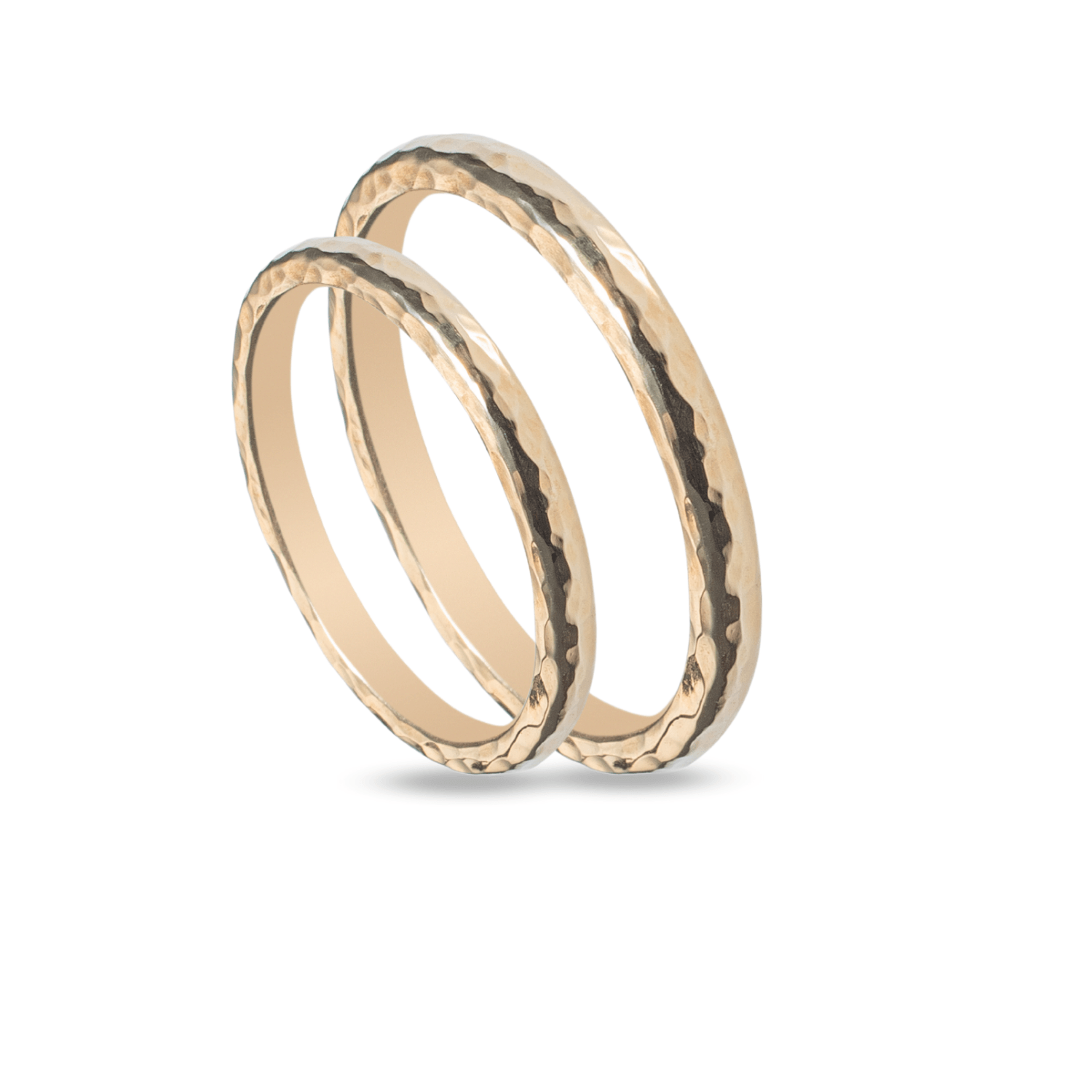 Βέρες Σετ Χρυσές Σφυρίλατες MASCHIO FEMMINA SL55 - themelidisjewels