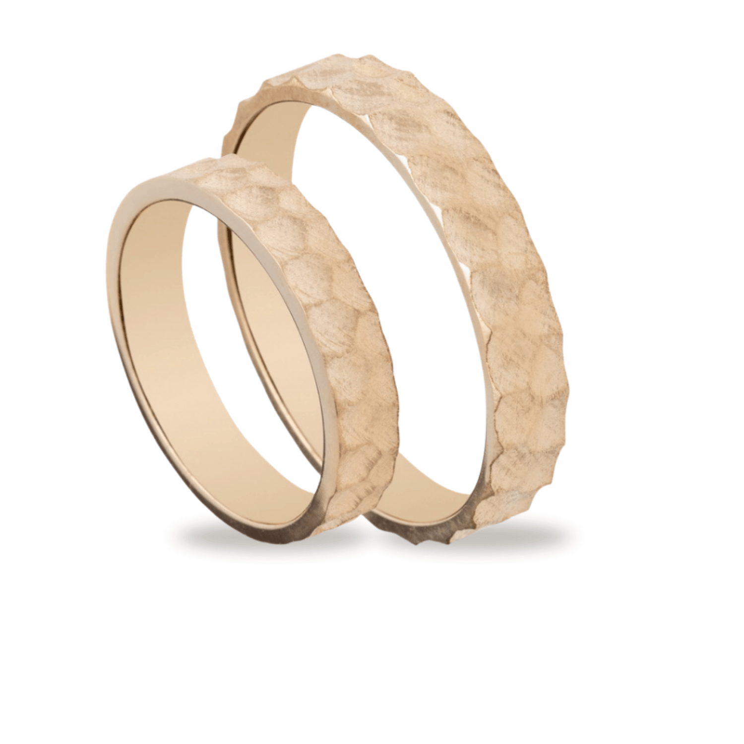 Βέρες Σετ Χρυσές Σφυρίλατες MASCHIO FEMMINA TMF-62 - themelidisjewels