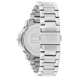 Γυναικείο ρολόι Tommy Hilfiger Brooke 1782512, με μπρασελέ σε ασημί χρώμα από ανοξείδωτο ατσάλι και ασημί καντράν με λειτουργία ημερομηνίας.