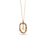 Κολιέ ασημένιο 925 μονόγραμμα PDPAOLA - themelidisjewels