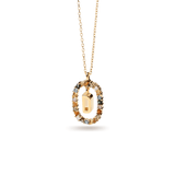 Κολιέ ασημένιο 925 μονόγραμμα PDPAOLA - themelidisjewels