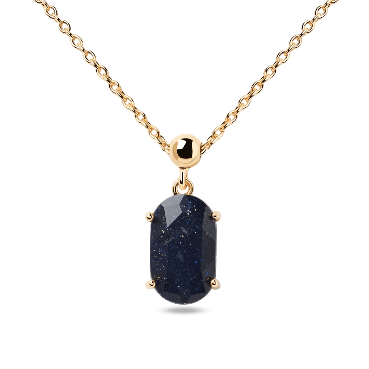 PD Paola Blue Sandstone Luck Charm CH01-011-U