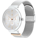 Γυναικείο ρολόι Tommy Hilfiger Lidia 1782537 με ασημί ατσάλινο μπρασελέ και ασημί καντράν διαμέτρου 40mm.