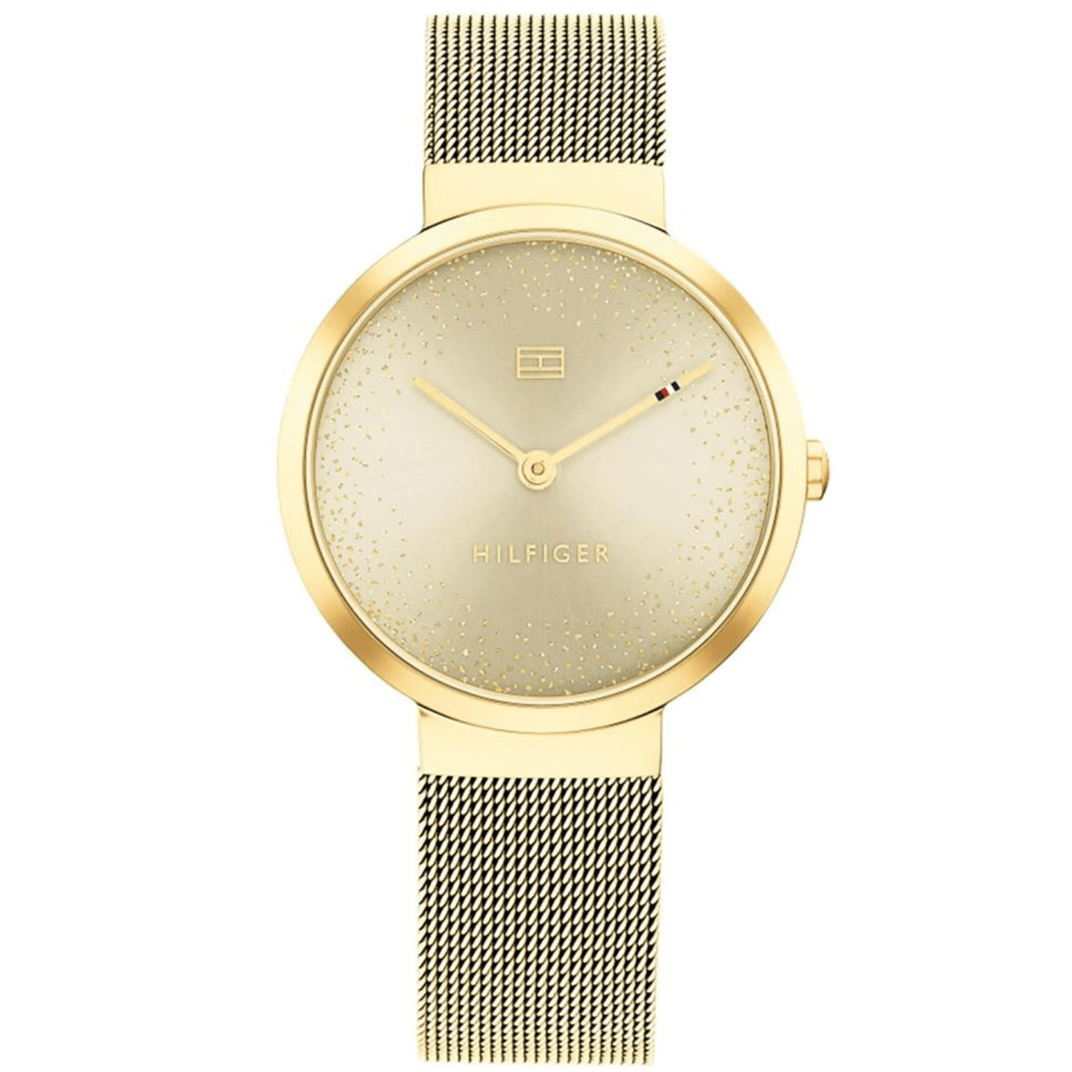 Γυναικείο ρολόι Tommy Hilfiger Libby 1782487 με χρυσό ατσάλινο μπρασελέ και χρυσό καντράν διαμέτρου 32mm με ζιργκόν.