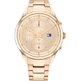 Γυναικείο ρολόι Tommy Hilfiger Stella 1782421 με ροζ χρυσό ατσάλινο μπρασελέ και ροζ χρυσό καντράν διαμέτρου 38mm.