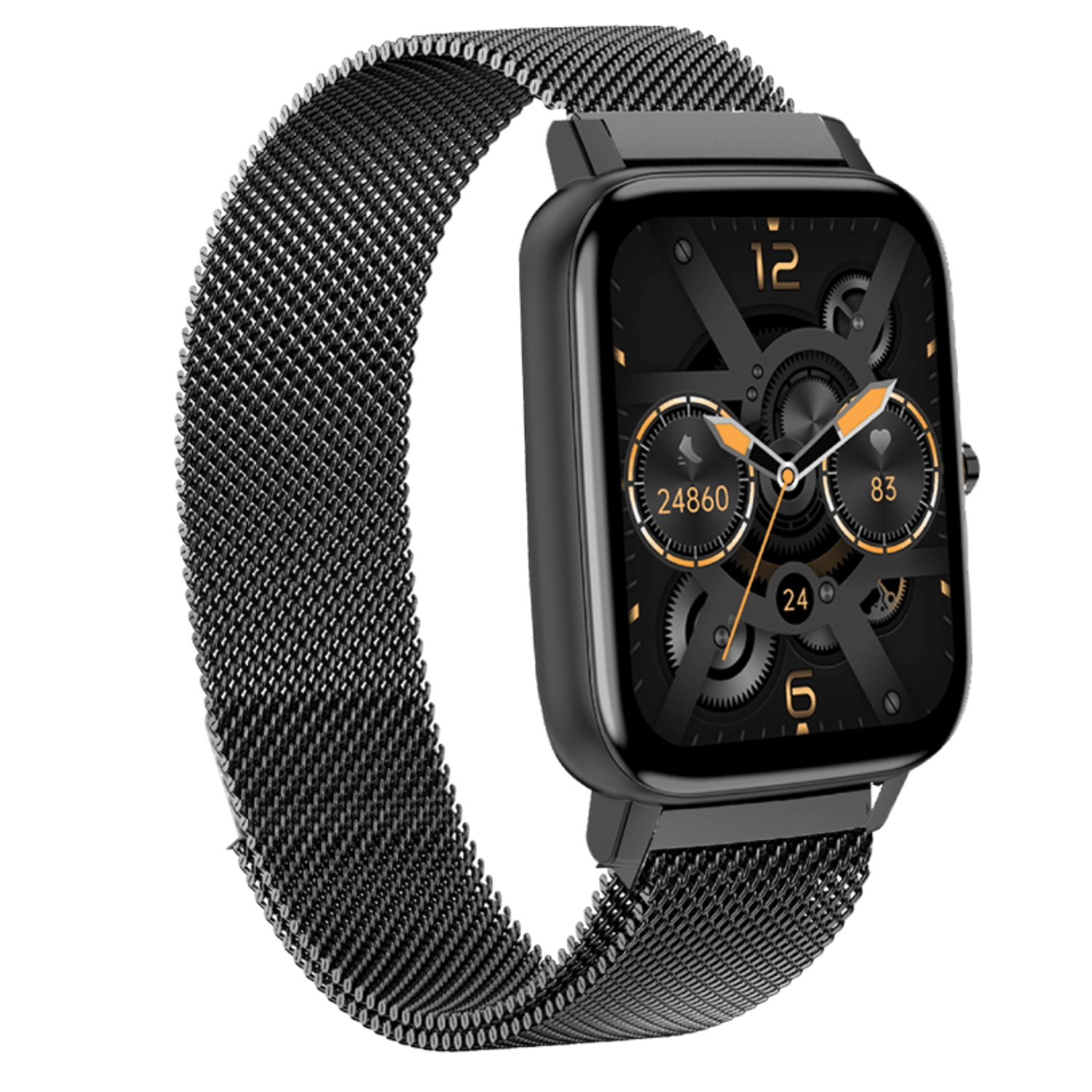 VOGUE Mensa Smartwatch Black Steel Bracelet 500191