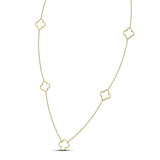 Χρυσό κολιέ Κ14 μακρύ με σταυρούς