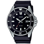 Ρολόι Casio MDV-107-1A1VEF Με Μαύρο Καουτσούκ Λουράκι