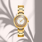 Ρολόι Vogue Zoe 2020616442 Με Χρυσό Μπρασελέ & Φίλντισι Καντράν