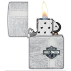 Αναπτήρας Zippo Harley Davidson 49828 Αντιανεμικός