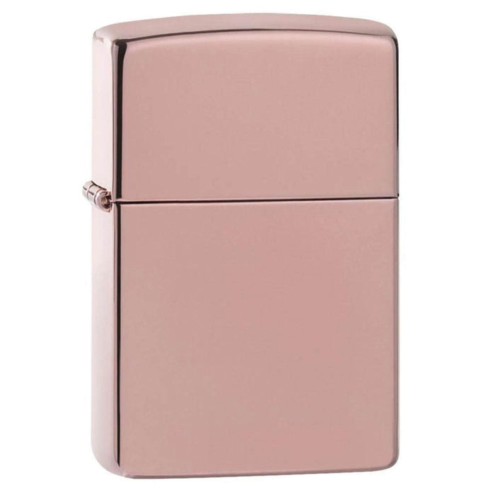 Αντιανεμικός αναπτήρας Zippo Classic Rose Gold 49190 σε ροζ χρυσό χρώμα και γυαλιστερή υφή με δυνατότητα χαράγματος για ένα προσωποποιημένο δώρο.