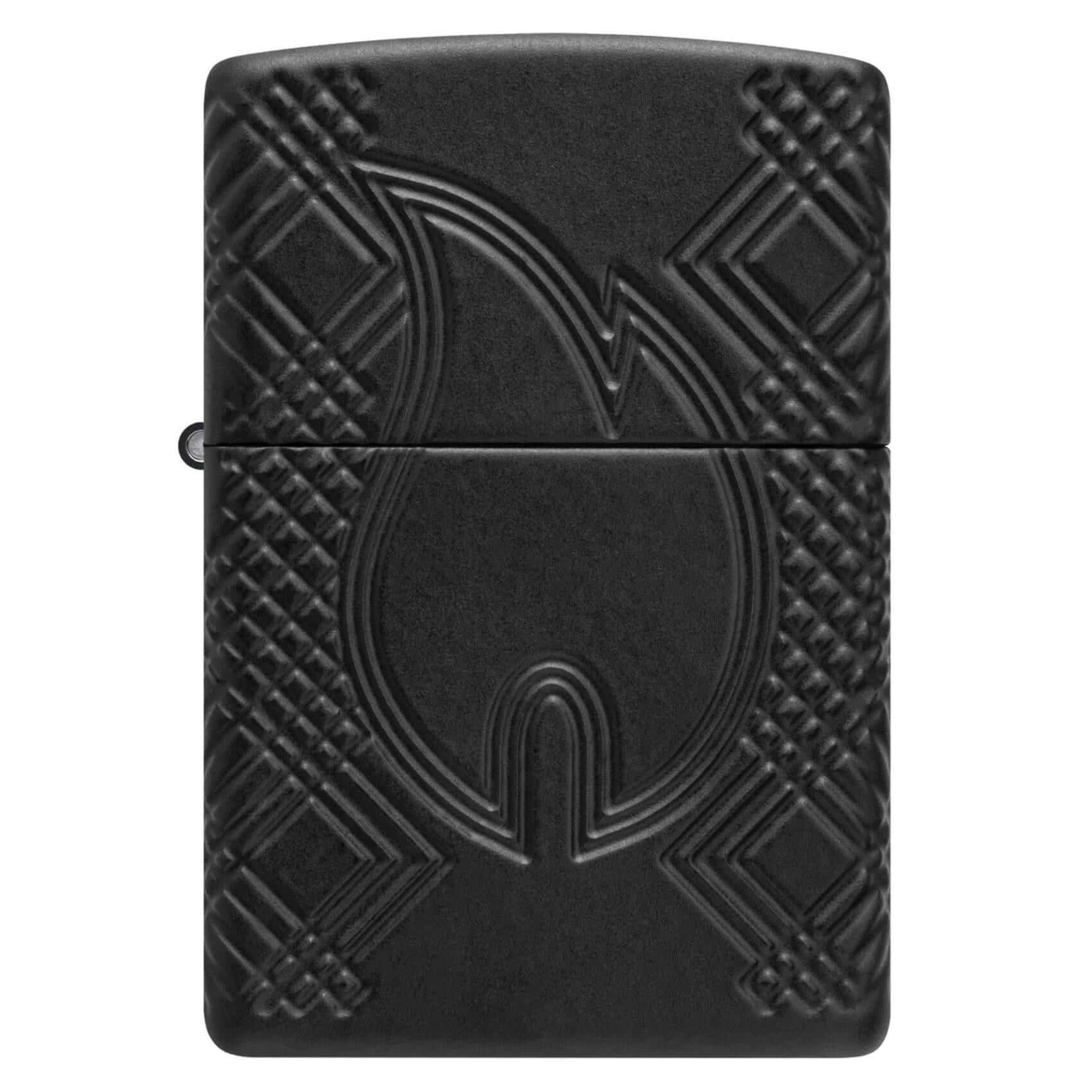 Λεπτομέρεια χάραξης rivet & flame icon στον αναπτήρα Zippo 46775.