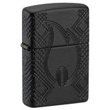 Αναπτήρας Zippo 46775 Rivet Flame Design Armour Black Matt.