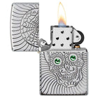 Αναπτήρας Zippo Armor Sugar Skull Design 49172 Αντιανεμικός