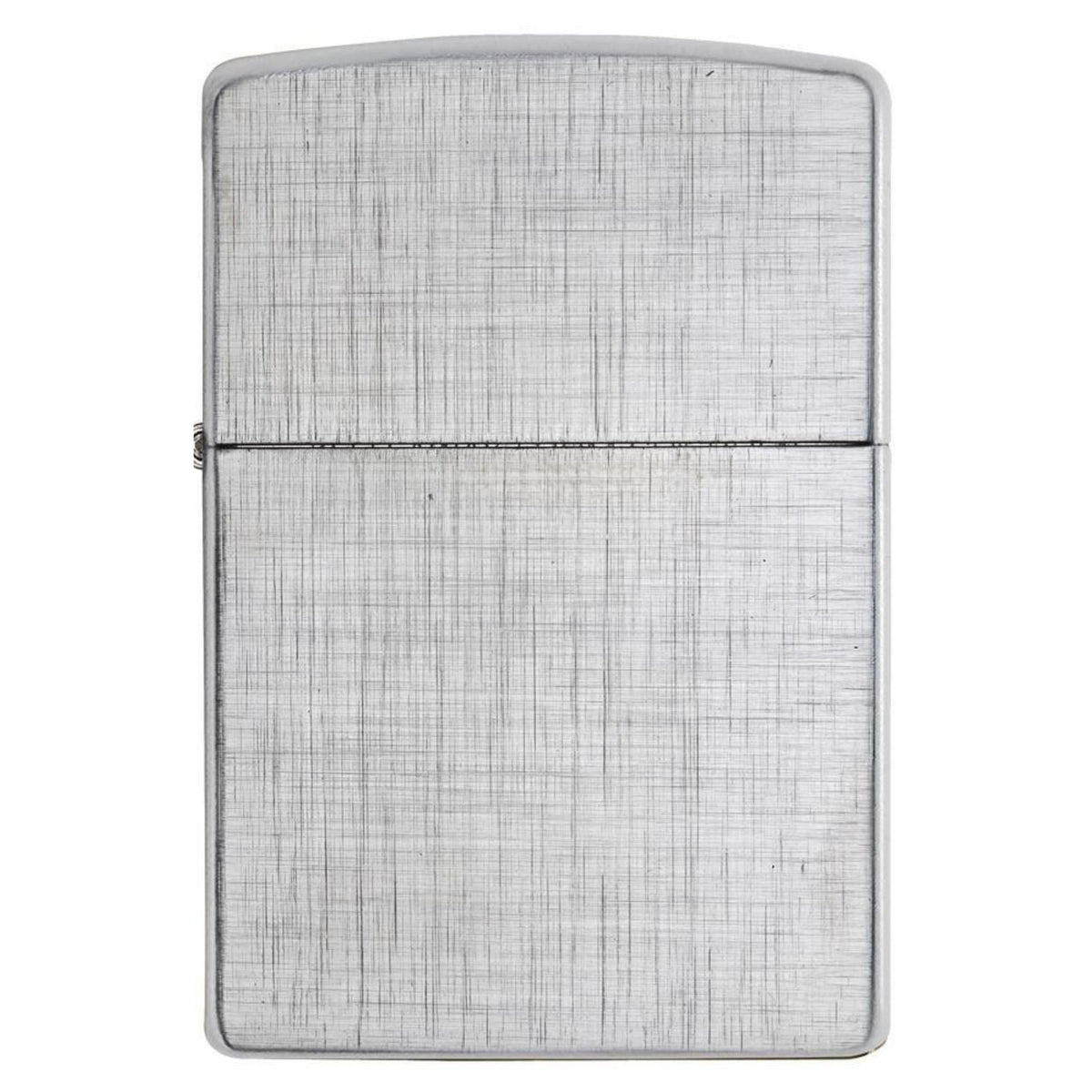 Αναπτήρας Zippo Classic Linen Weave 28181 με μοτίβο ύφανσης σε Brushed Chrome