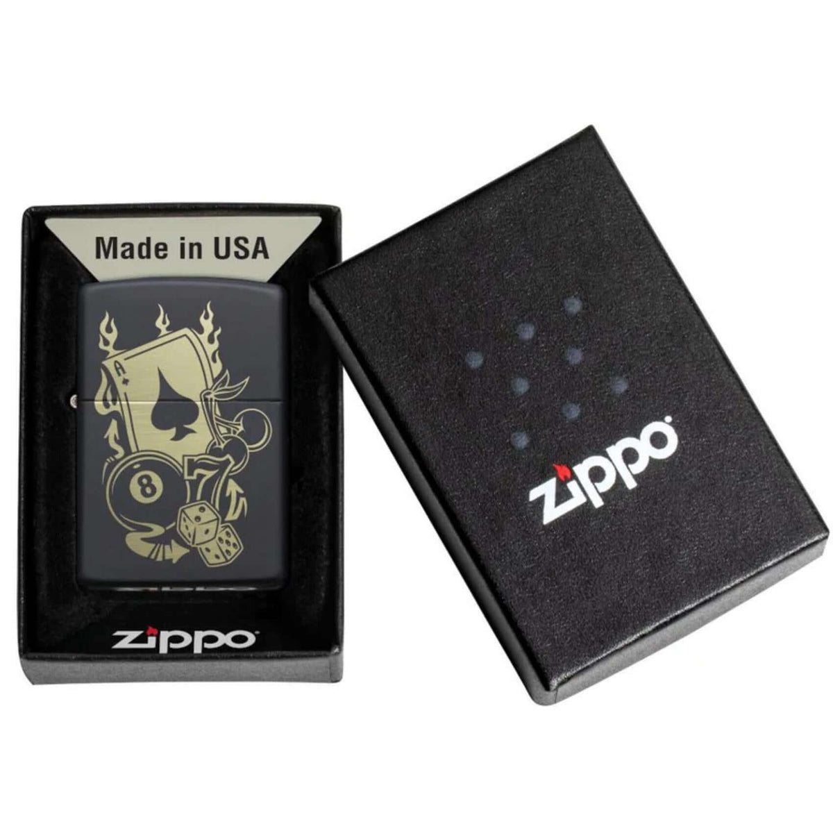 Συσκευασία δώρου του αναπτήρα Zippo Gambling Design 49257.