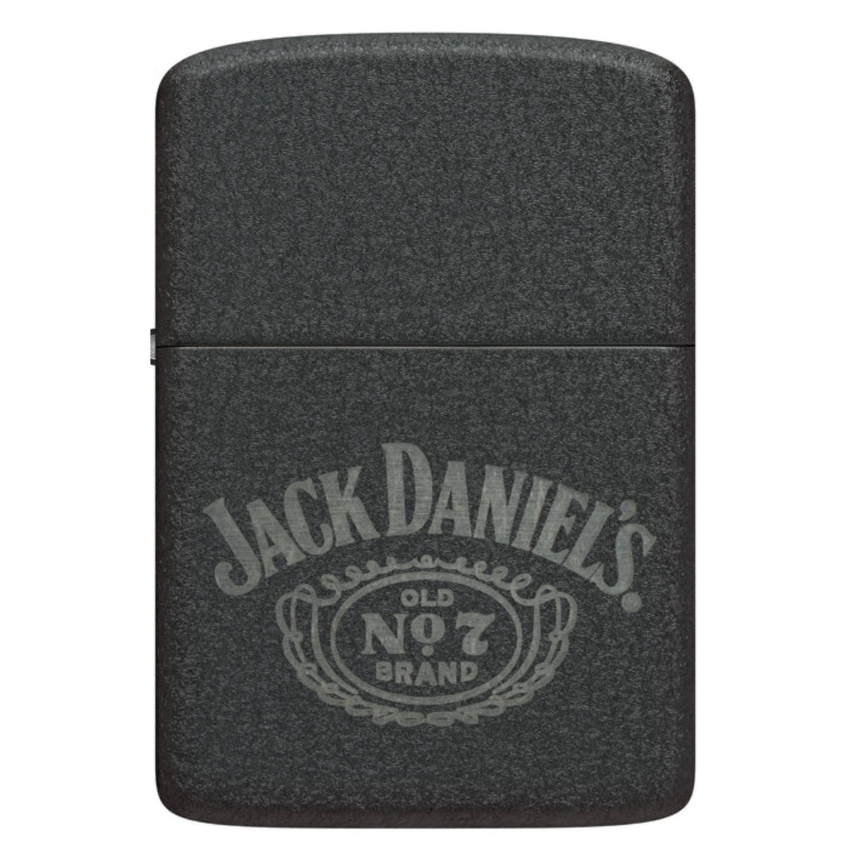 Αναπτήρας Zippo Jack Daniel's No. 7 Design 46796 με χάραξη λέιζερ σε Black Crackle
