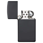 Αναπτήρας Zippo 1618 Slim Black Matte 34595 Αντιανεμικός