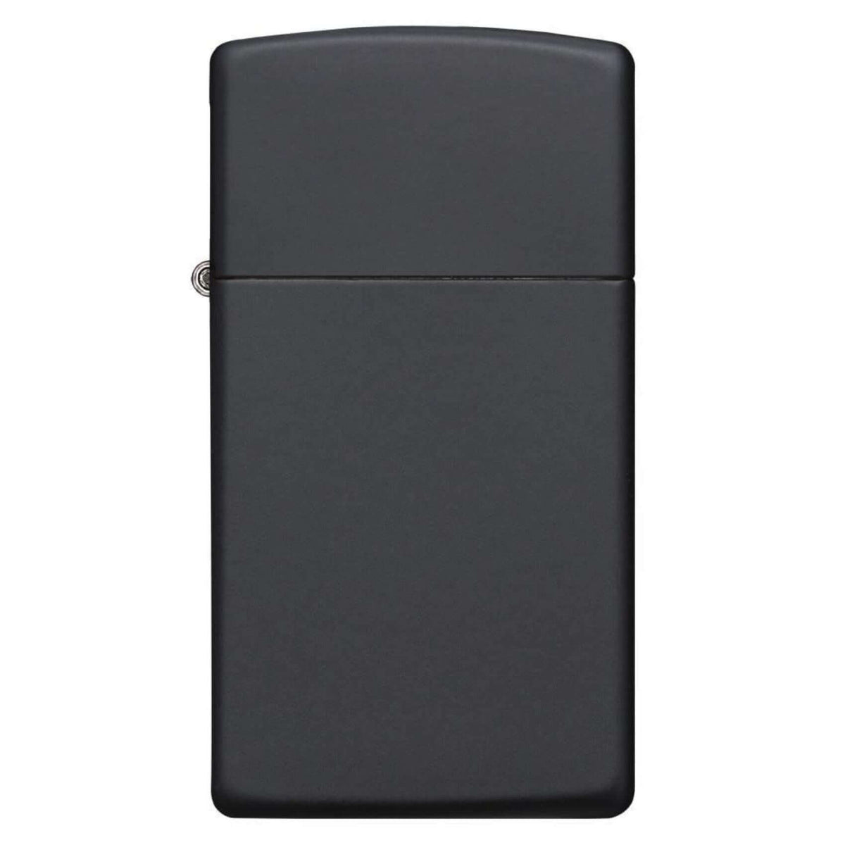 Αναπτήρας Zippo Slim Black Matte 34595 αντιανεμικός με μαύρο ματ φινίρισμα.