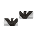 Ανδρικά Μανικετόκουμπα Emporio Armani EGS3161040 Δίχρωμα Ασημί-Μαύρο