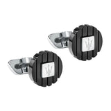 Ανδρικά Μανικετόκουμπα Maserati Ιconic JM5249JD02 Μαύρα Στρογγυλά