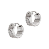 Ανδρικά Σκουλαρίκια Emporio Armani EGS3165040 Κρίκοι Ασημί