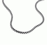 Ανδρική αλυσίδα Calvin Klein 35100038 ατσάλινη-ασημί με μήκος 60cm.