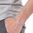 Ανδρική Αλυσίδα Χεριού Lacoste 2040123 Ασημί