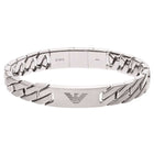Ανδρικό Βραχιόλι Emporio Armani EGS2435040 Χειροπέδα Ασημί