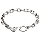 Ανδρικό Βραχιολι Emporio Armani EGS3236040 Ατσάλινο Ασημένιο