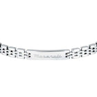 Ανδρικό Βραχιόλι Maserati JM424AVD65 Ταυτότητα Ατσάλινο Ασημί
