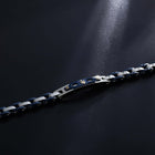 Ανδρικό Βραχιόλι Maserati JM424AXU03 Ατσάλινο Ασημί-Μπλε